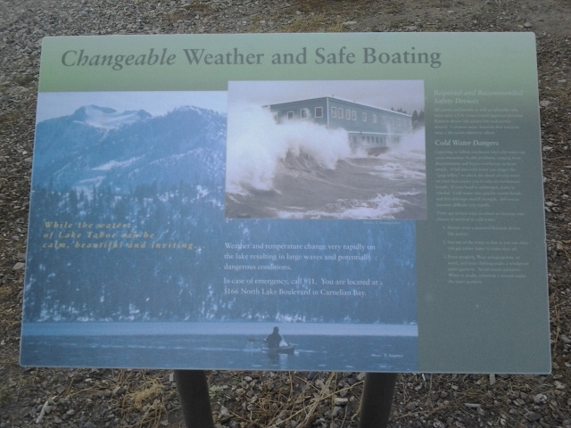 Changeable Weather Carnelian Bay Lake Tahoe Changeable Weather Carnelian Bay Lake Tahoe