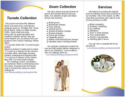 Inside A Brochure